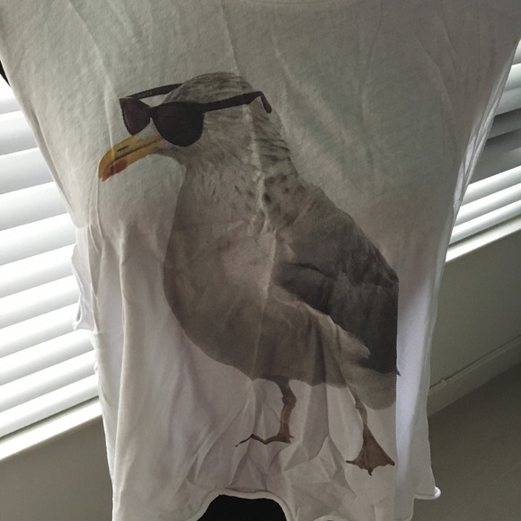 Wildfox Cool Gull White Tank - Picture 2 of 4